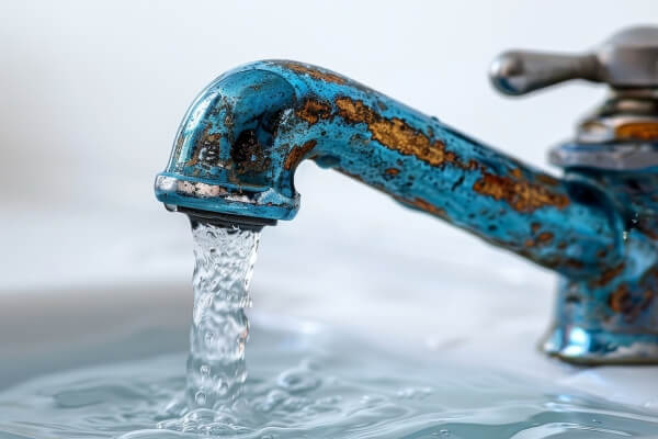 hard water from tap